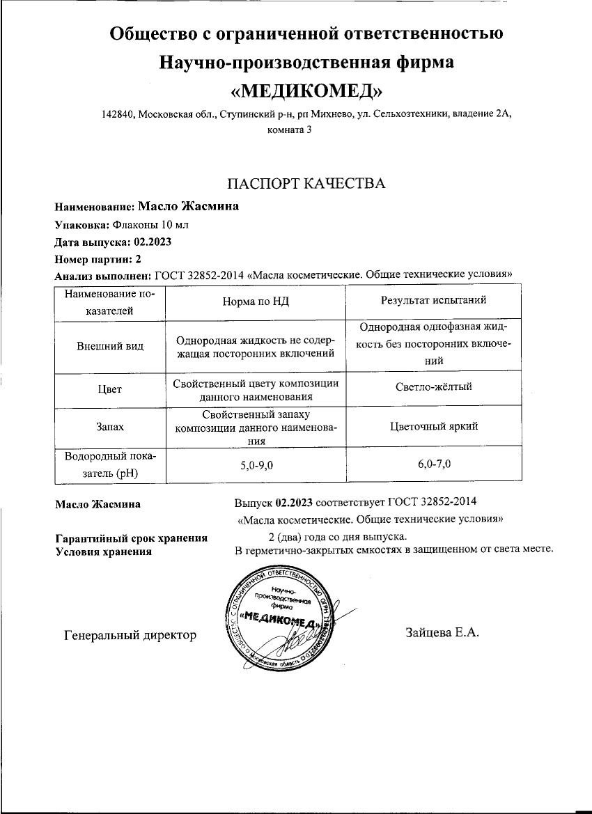 Паспорт №022023